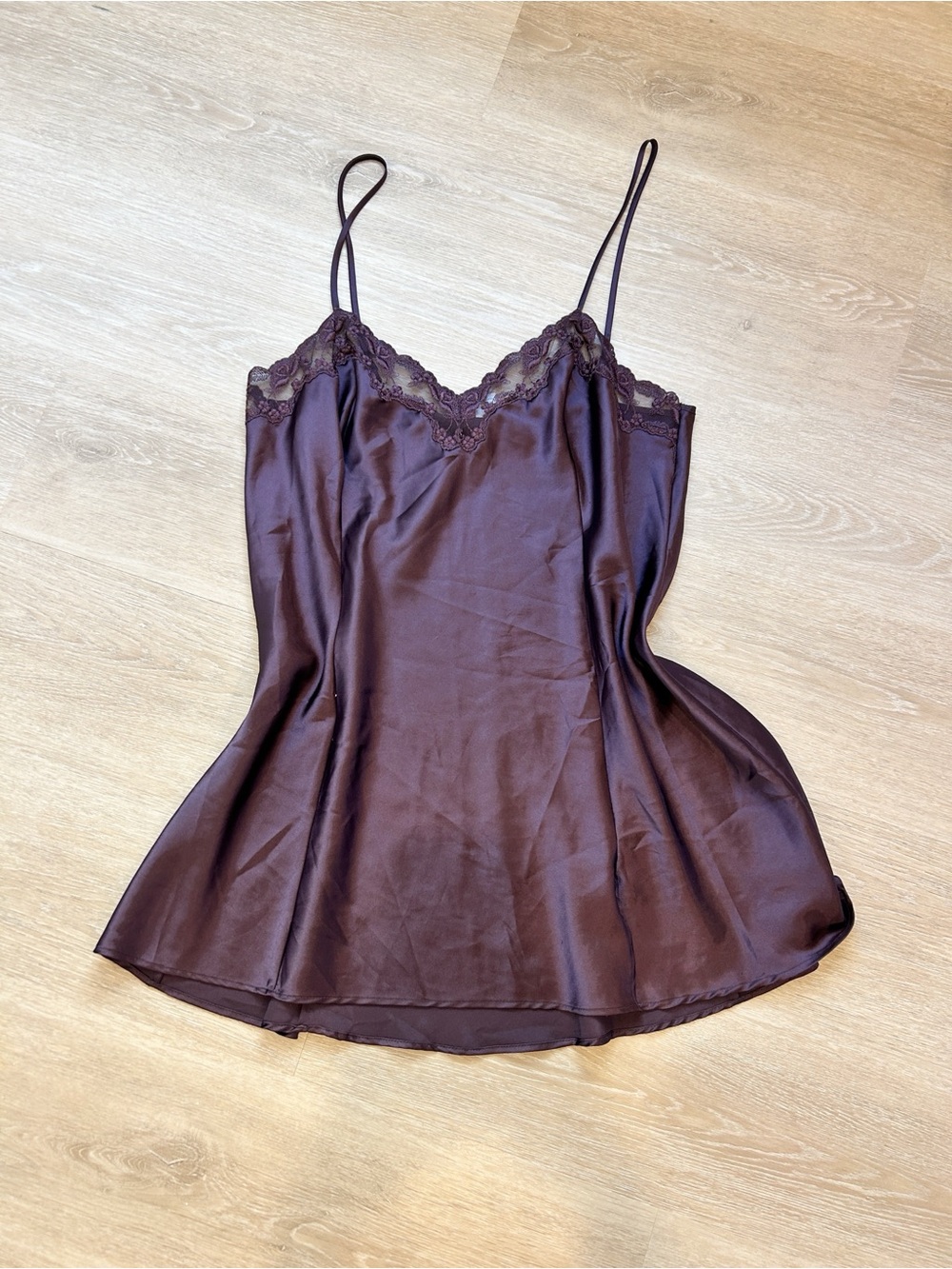 Victoria’s Secret Purple Satin Slip Dress Size Large